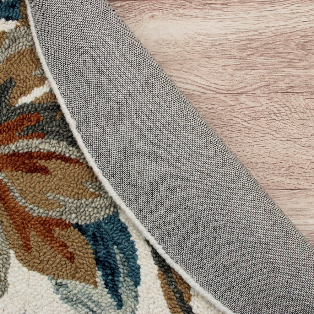 Tropical Paradise Floral Round Rug. Picture 2