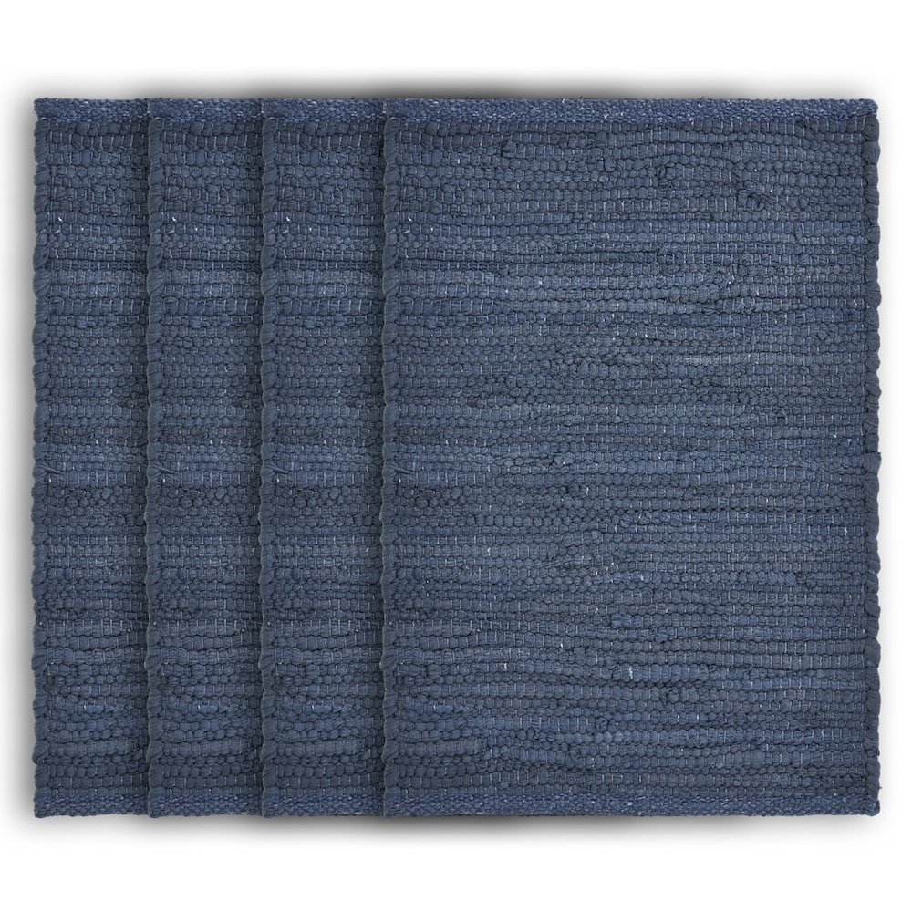 Solid Deep Blue Place Mat. Picture 1
