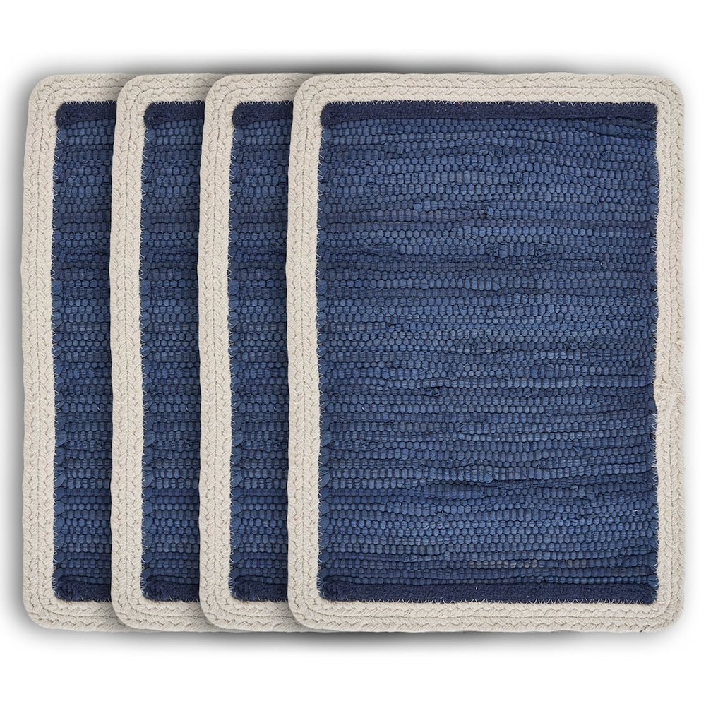 Bordered Indigo Place Mat. Picture 1