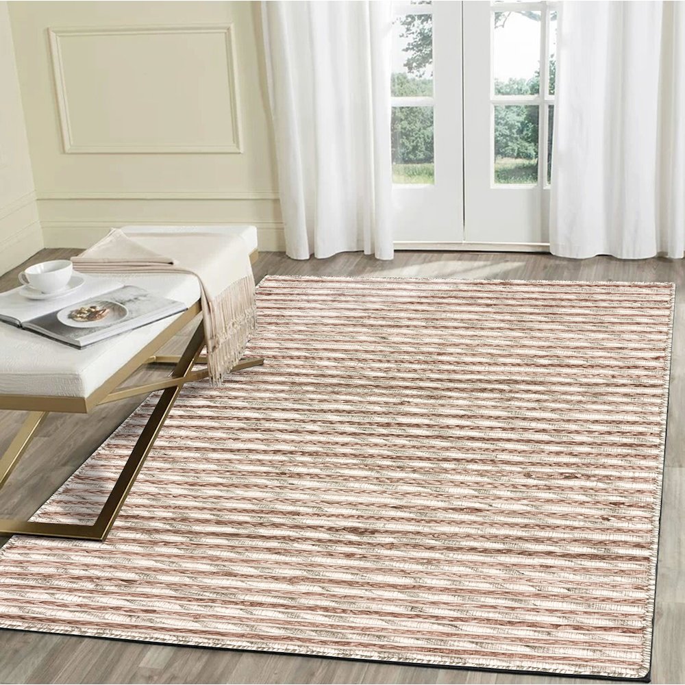 Silver and Jute Area Rug. Picture 2