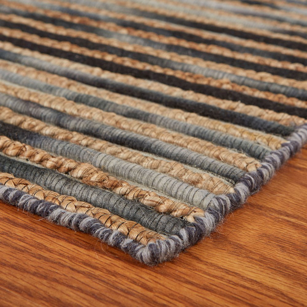 Charcoal Jute Area Rug. Picture 4
