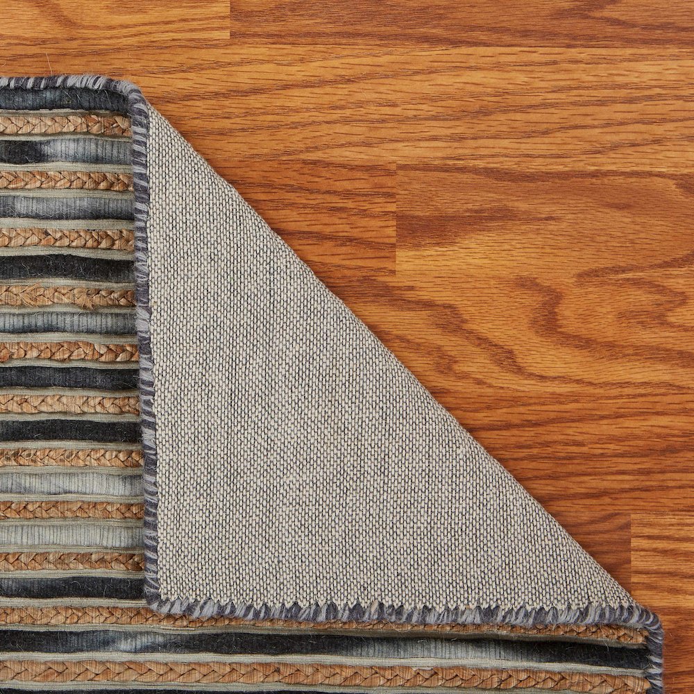 Charcoal Jute Area Rug. Picture 6