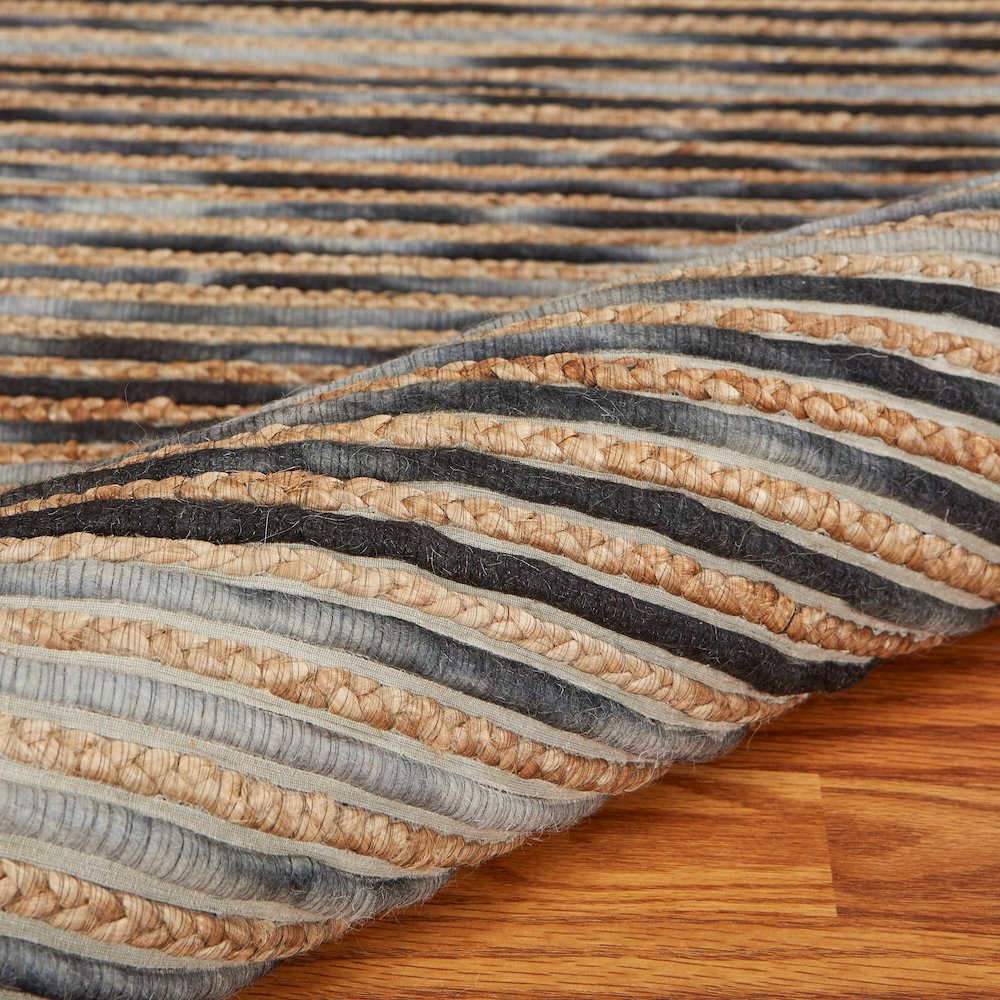 Charcoal Jute Area Rug. Picture 8
