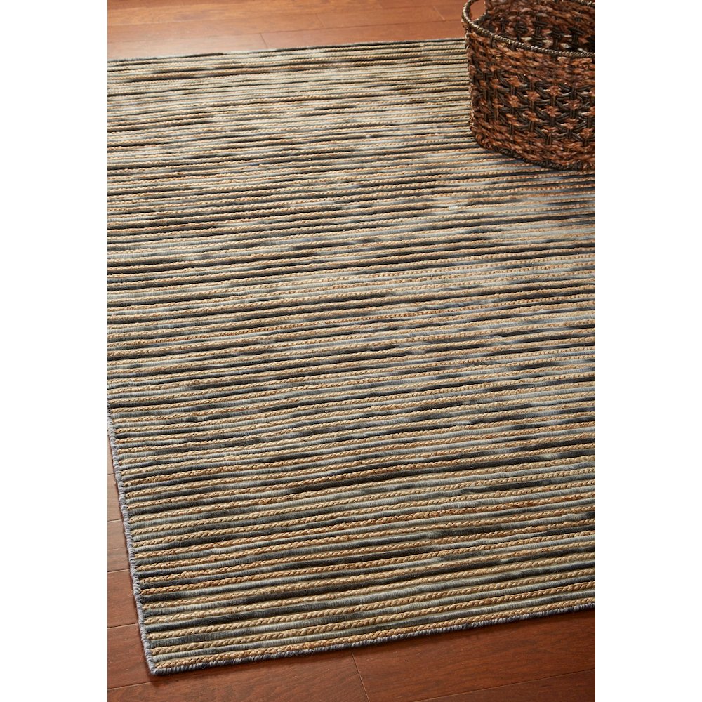 Charcoal Jute Area Rug. Picture 3