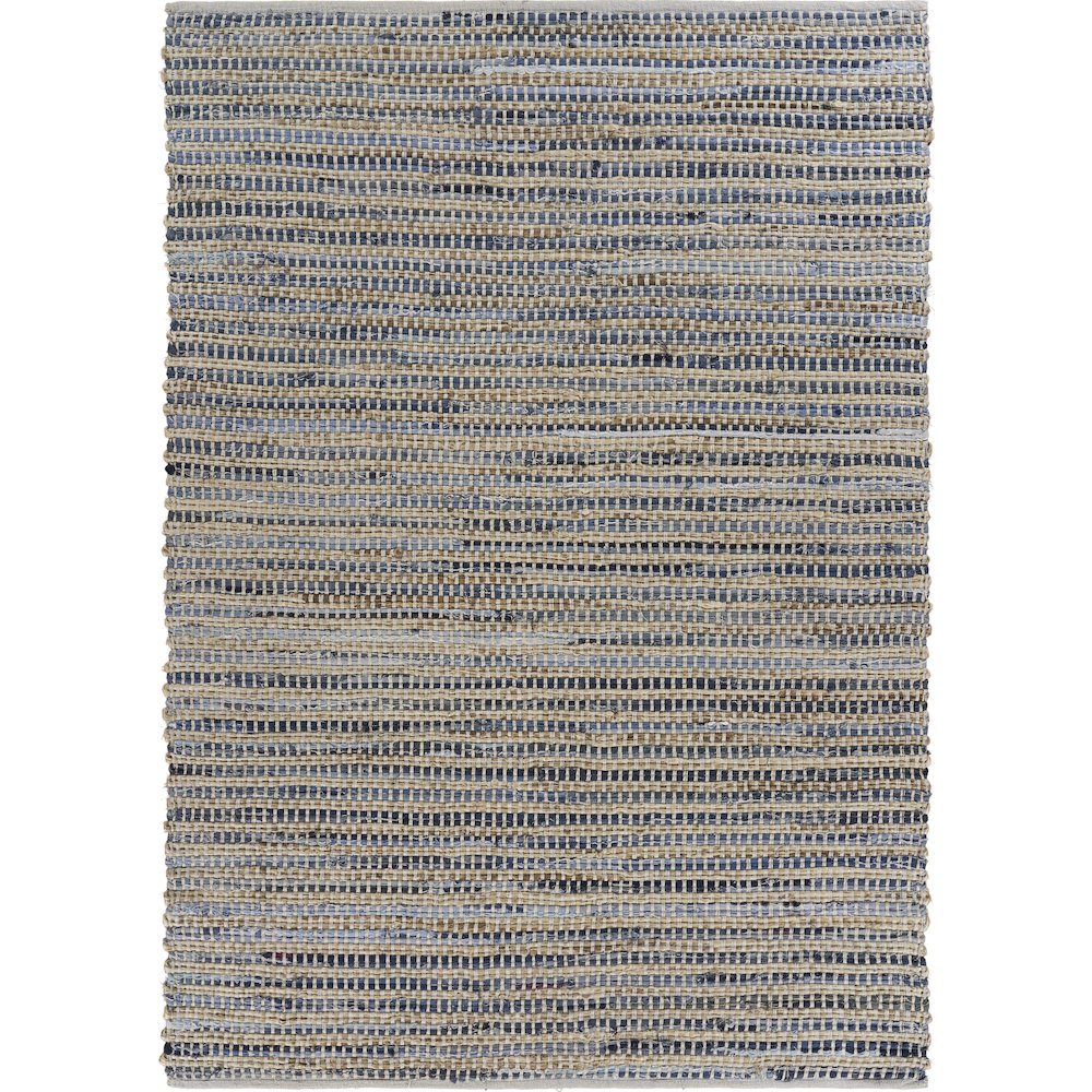 Denim Blue Woven Area Rug. Picture 1