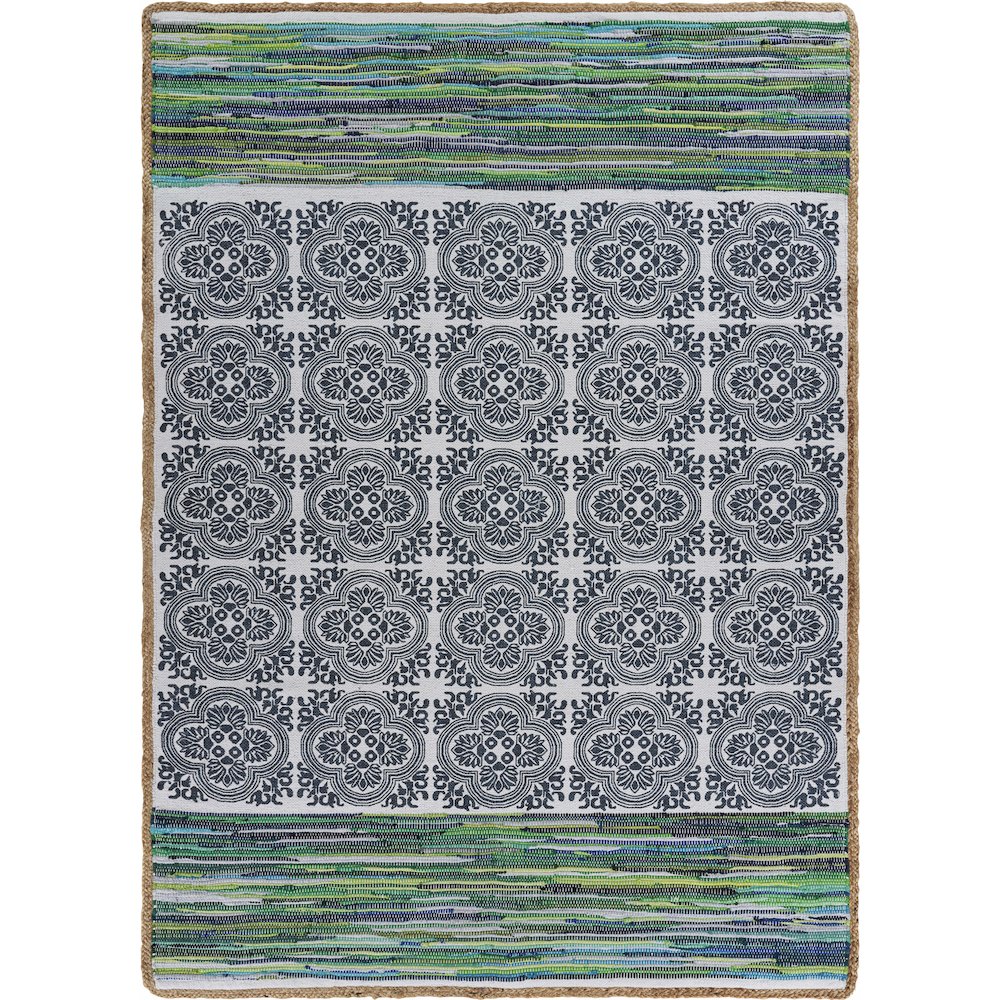 Mosaic Chindi Area Rug. Picture 1