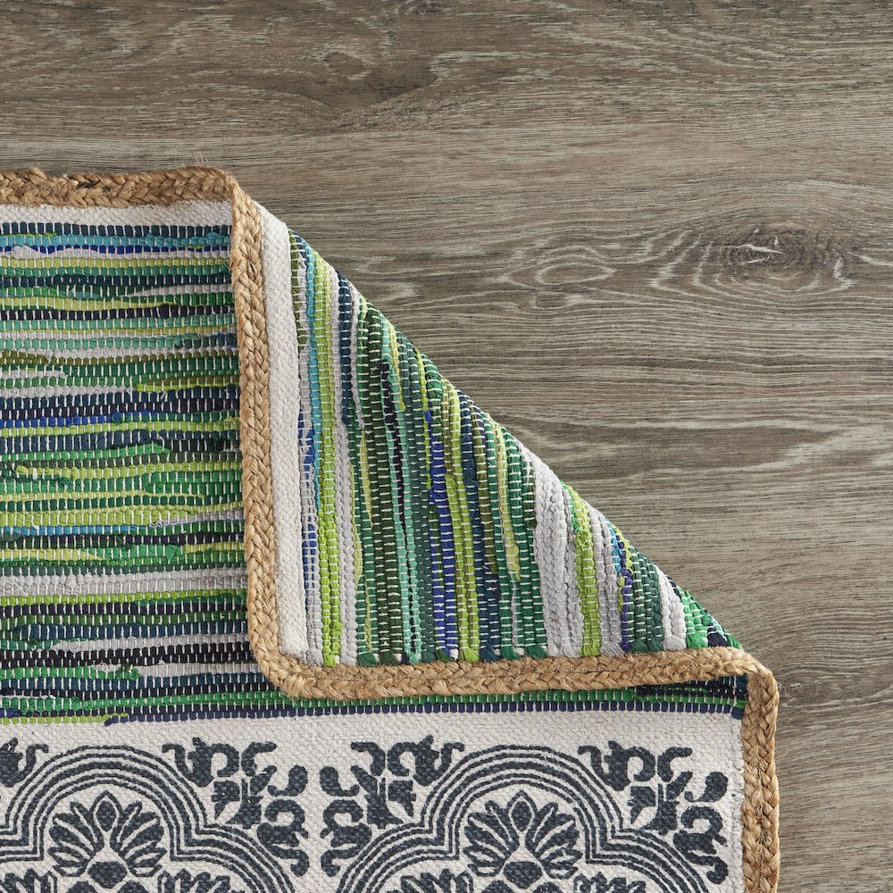 Mosaic Chindi Area Rug. Picture 6