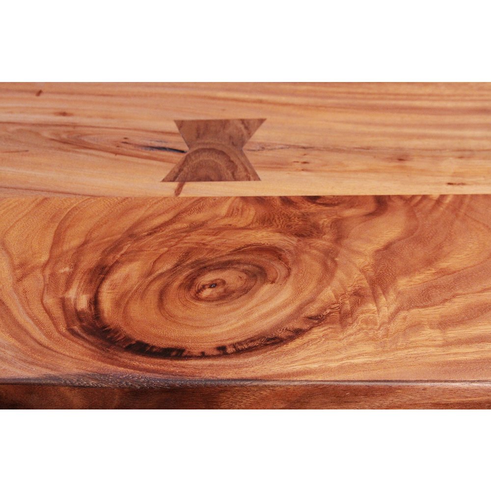 Parota 1 Drawer End Table, Cinnamon Brown. Picture 5