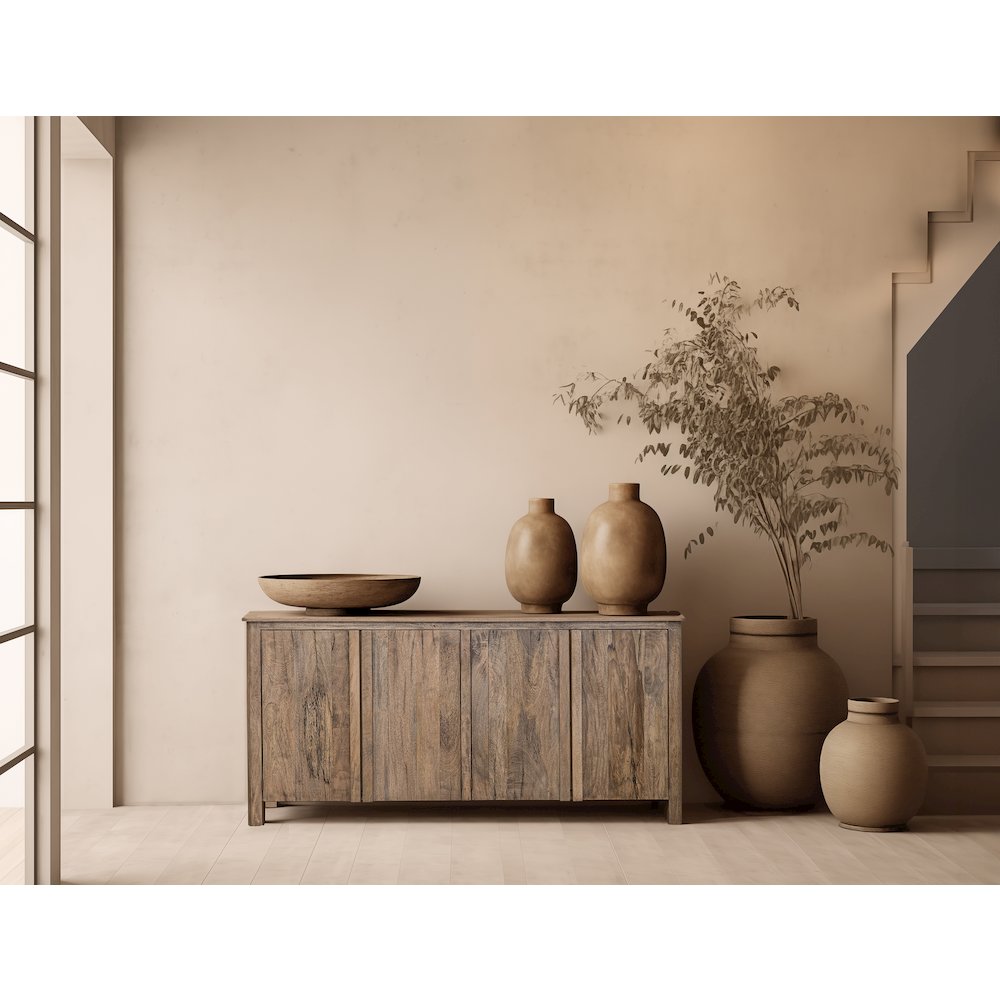 Xel-Ha Natural Console, Almond Brown. Picture 3