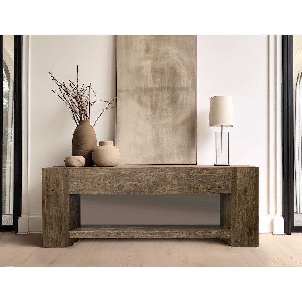 Latola Natural Console, Toffee brown. Picture 2