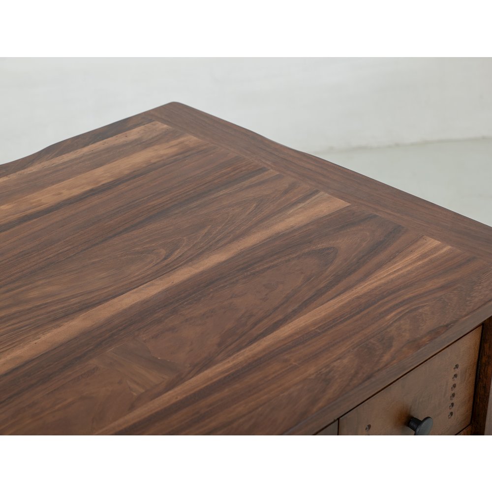 Parota Kitchen Island, Cinnamon Brown. Picture 5
