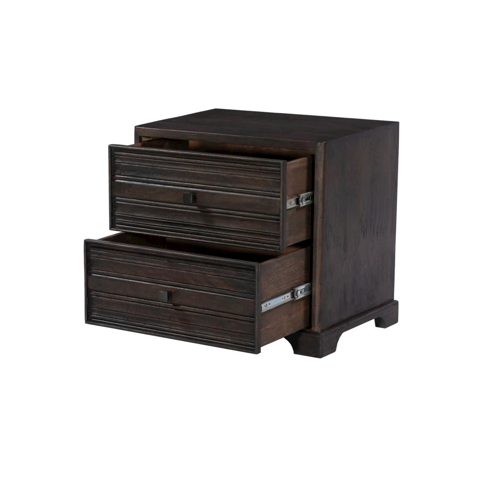 Carmenita 2-Drawer Might Night Stand - Rich Umber. Picture 4