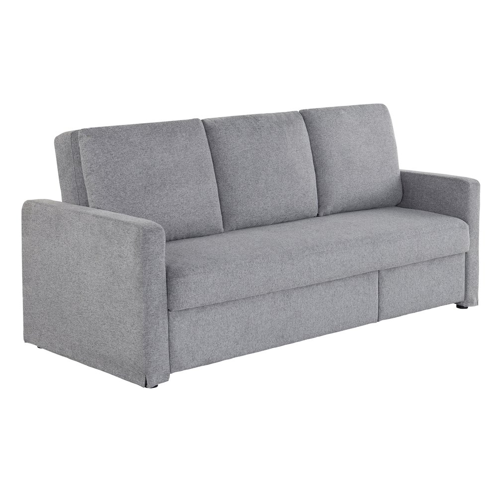 Mia Convertible Sofa Light Gray. Picture 1