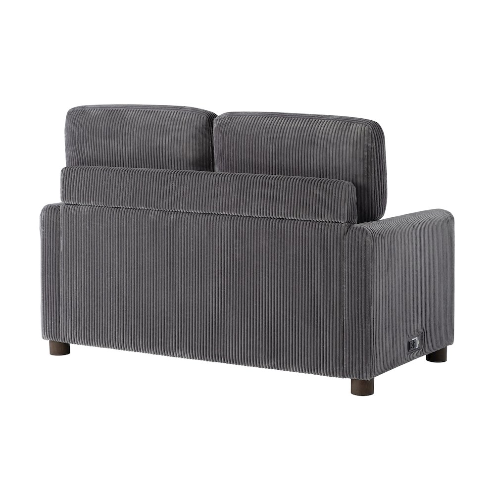 Drew Loveseat Pull-Out Sleeper Gray. Picture 13