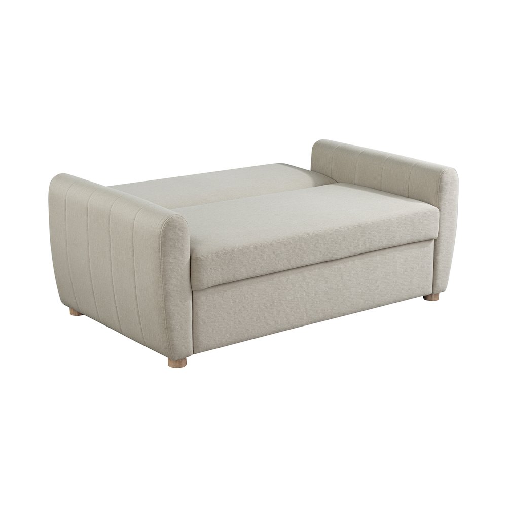 Galloway Convertible Loveseat Beige. Picture 9