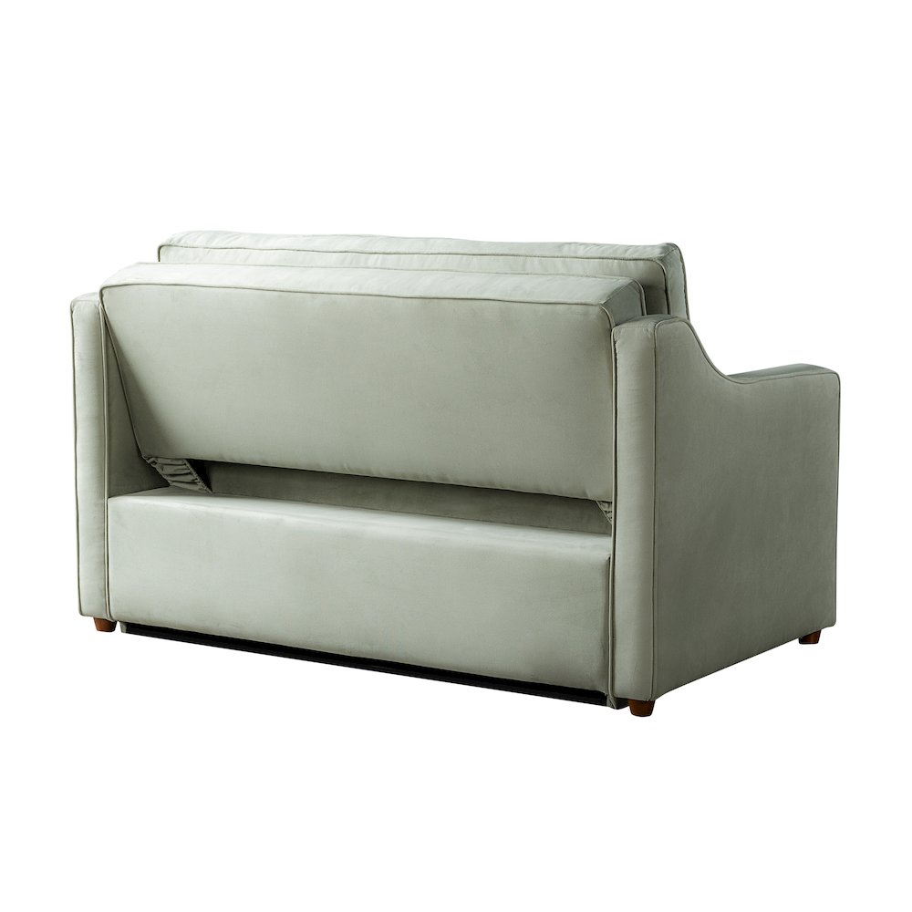 Delmar Convertible Loveseat Sage. Picture 14