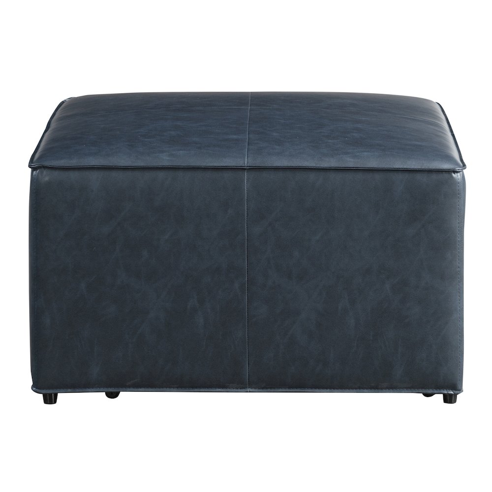 Hailey Storage Ottoman Navy. Picture 12