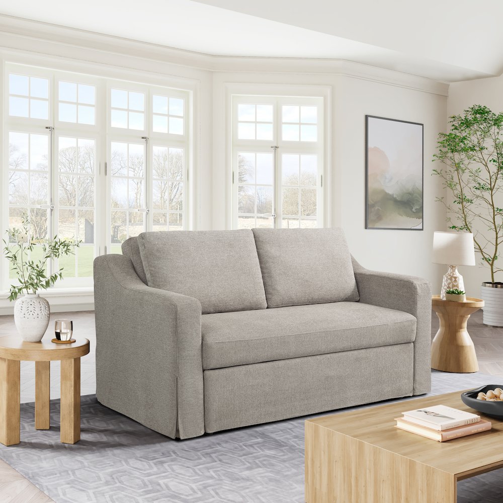 Haddington Convertible Loveseat Flax. Picture 22