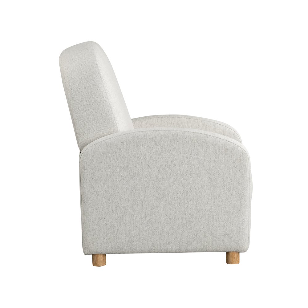 Luna Pushback Recliner Cream. Picture 7