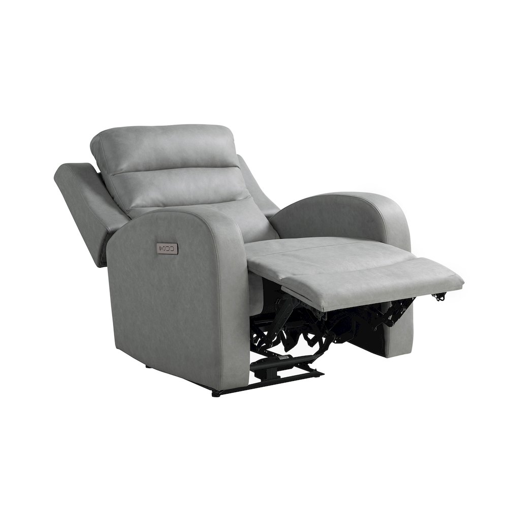 Aragon Recliner Grey. Picture 6