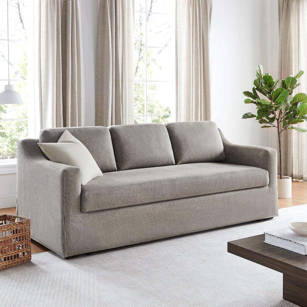 Haddington Convertible Sofa Flax. Picture 2