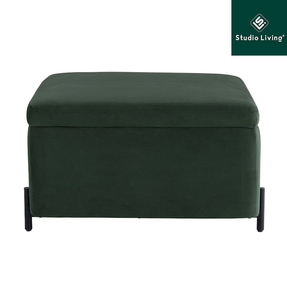 Kona Storage Ottoman Large Green. Picture 21