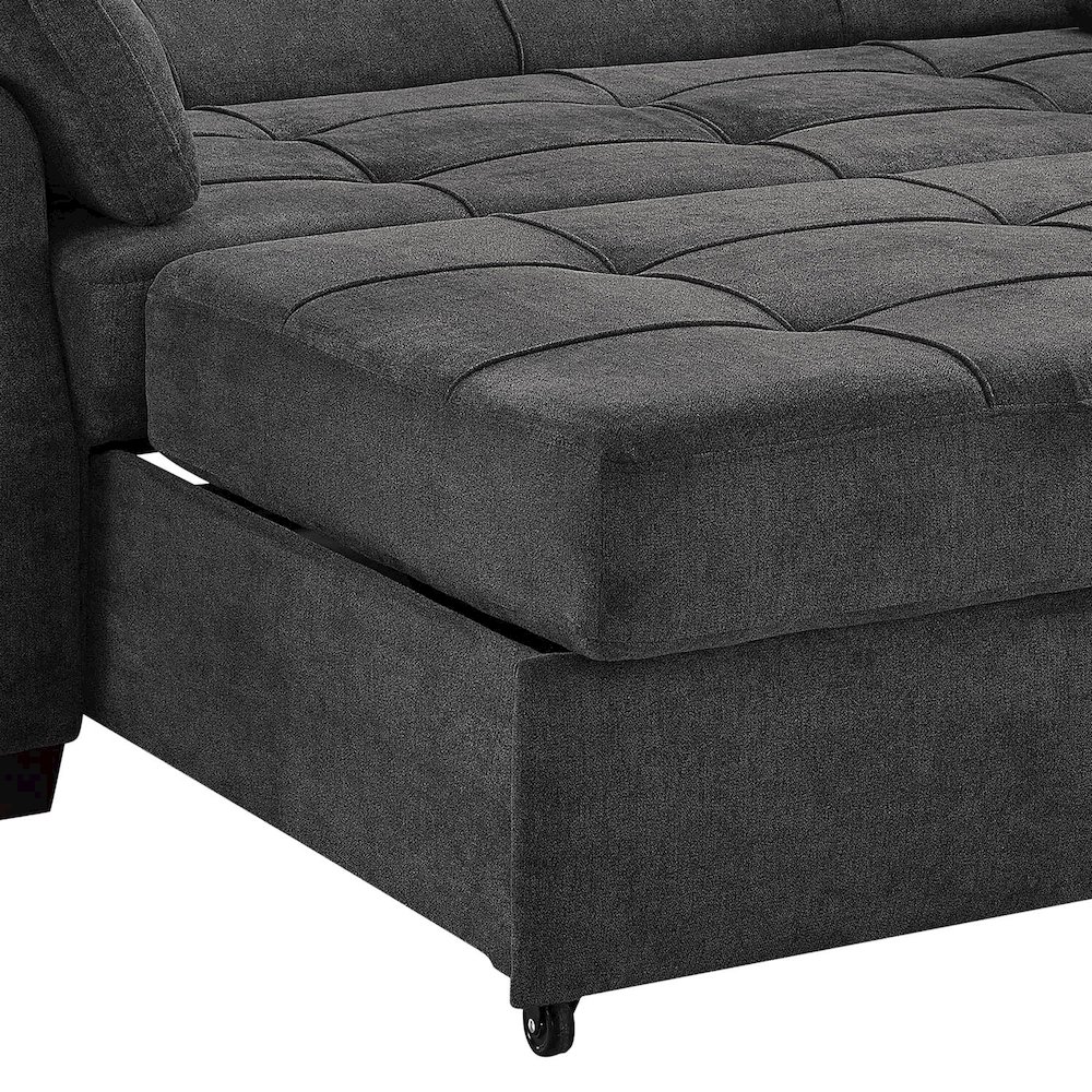 Hampton Sofa Queen Grey. Picture 7