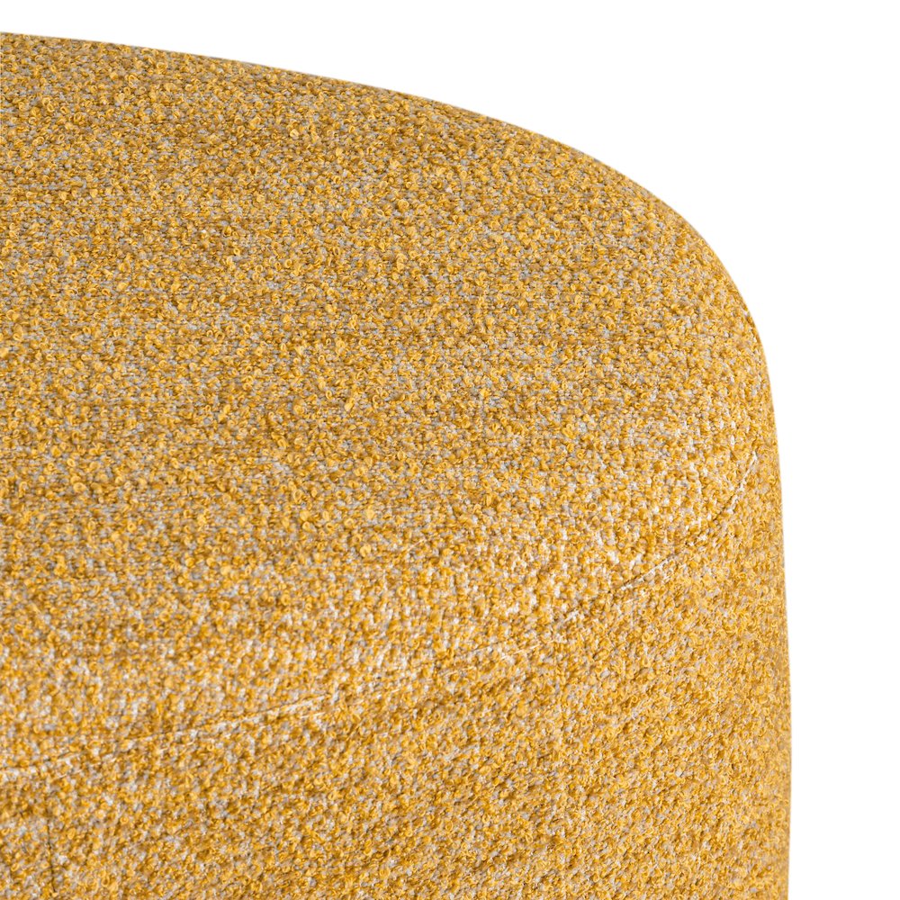Kayden Upholstered Ottoman Large Mustard. Picture 6