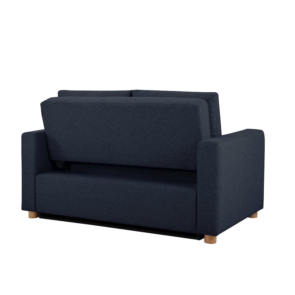 Tyler Convertible Sofa Navy Woven. Picture 10