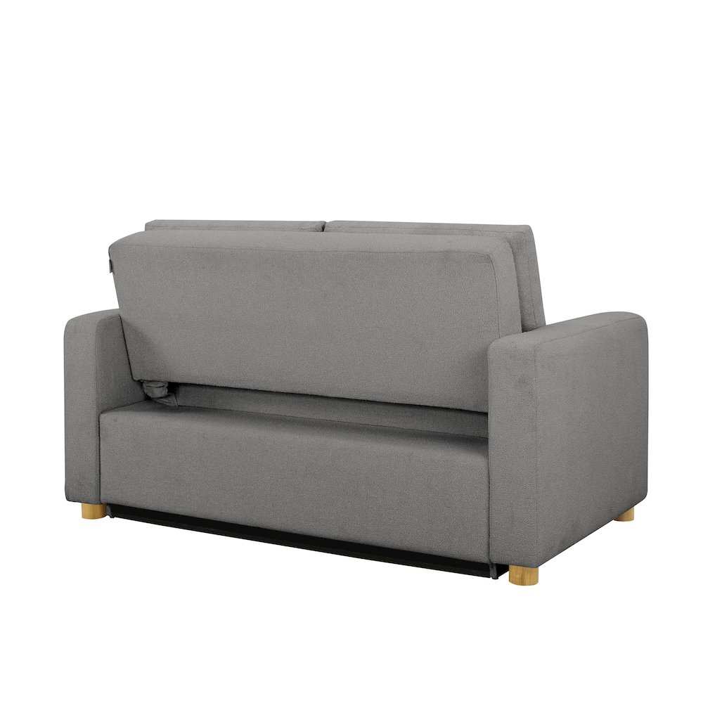 Tyler Convertible Sofa Grey Boucle. Picture 9