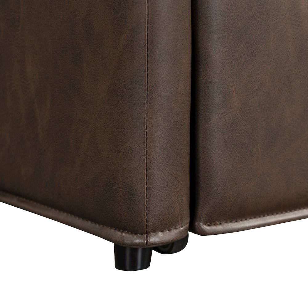 Hailey Storage Ottoman Chestnut. Picture 2