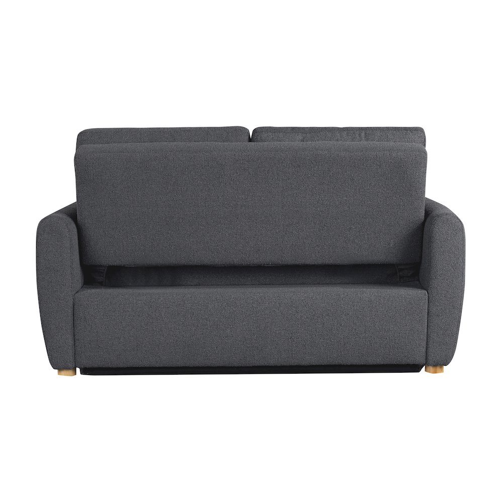 Galloway Convertible Loveseat Charcoal. Picture 7