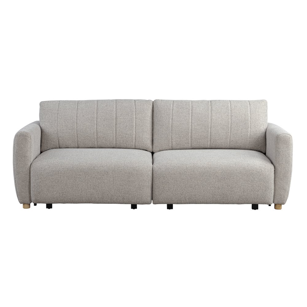 Galloway Convertible Sofa Pebble Boucle. Picture 4