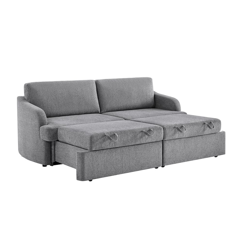 Montego Convertible Sofa Grey. Picture 5