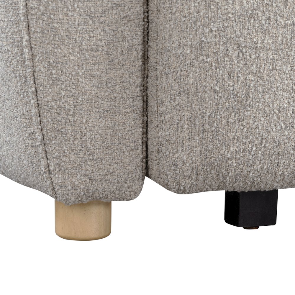 Galloway Convertible Sofa Pebble Boucle. Picture 23