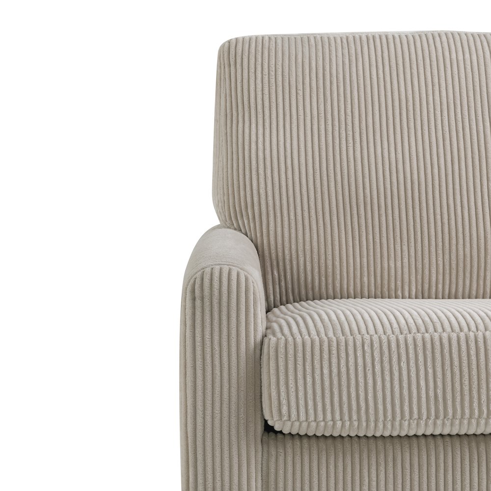 Drew Loveseat Pull-Out Sleeper Beige. Picture 19