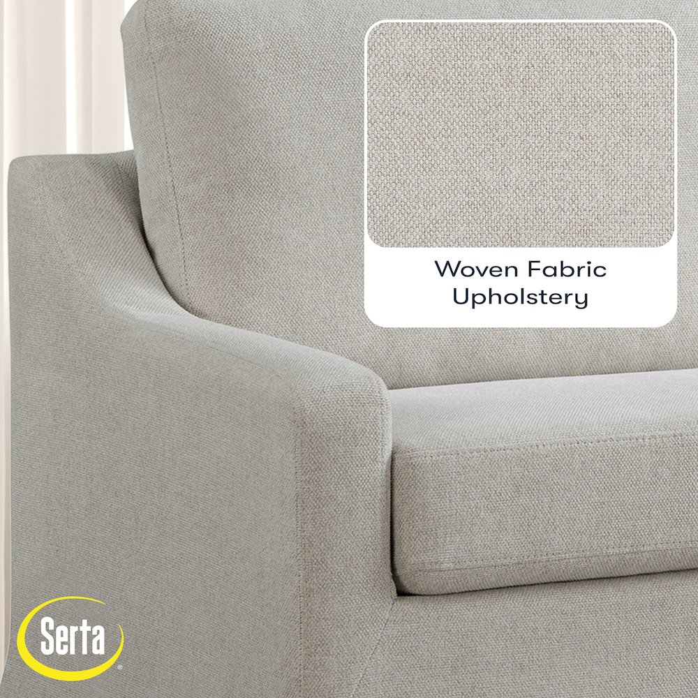 Harper Loveseat Sleeper Twin Oatmeal. Picture 21