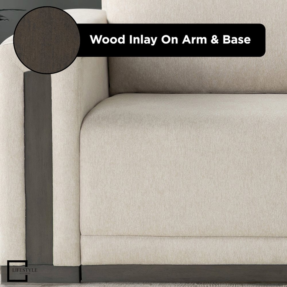 Riles Storage Sofa Beige. Picture 6