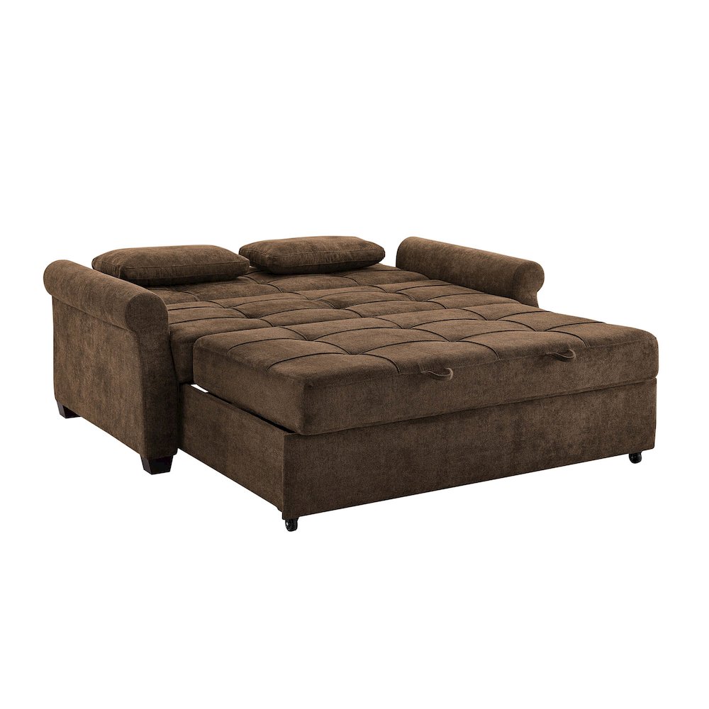 Hampton Sofa Queen Brown. Picture 4