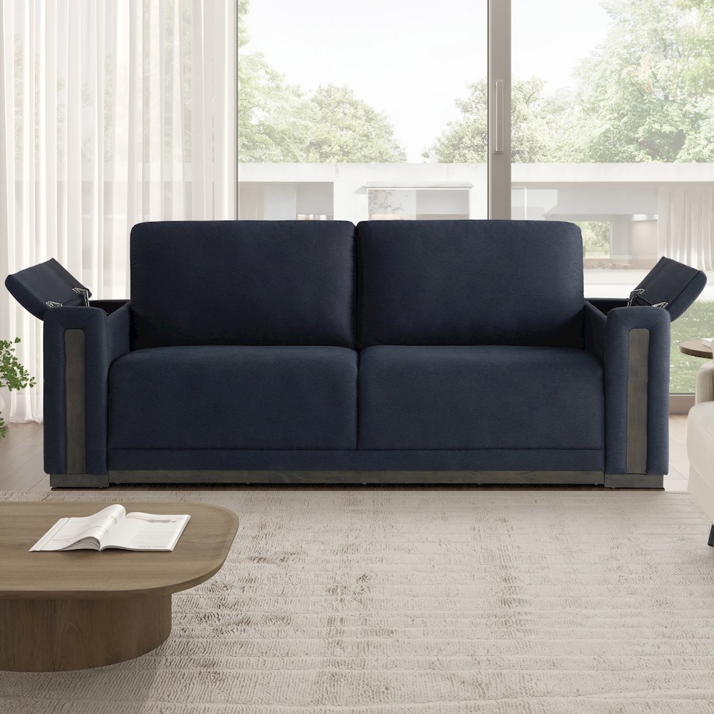 Riles Storage Sofa Navy. Picture 4
