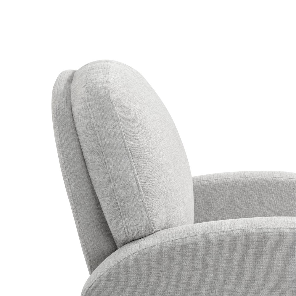 Paloma Swivel Rocker Recliner Light Grey. Picture 8