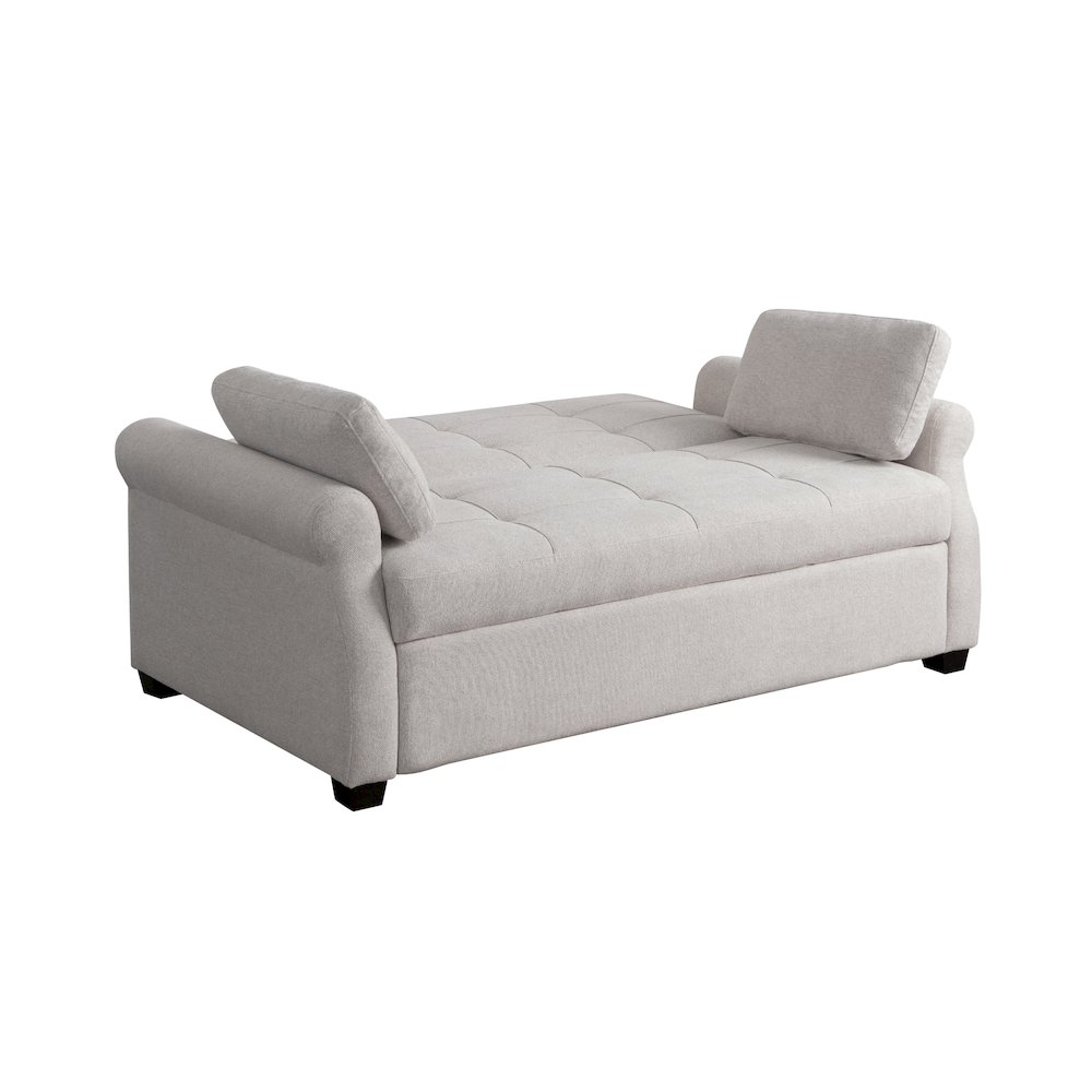 Hampton Queen Convertible Sofa Oatmeal. Picture 7