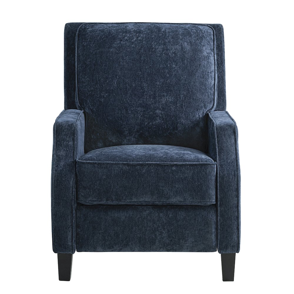 Shiloh Push Back Recliner Navy. Picture 3