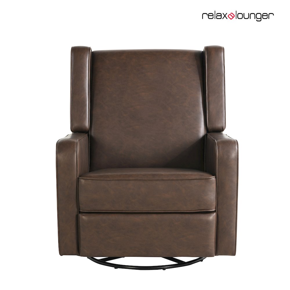 Emerson Swivel Rocker Recliner Brown. Picture 16
