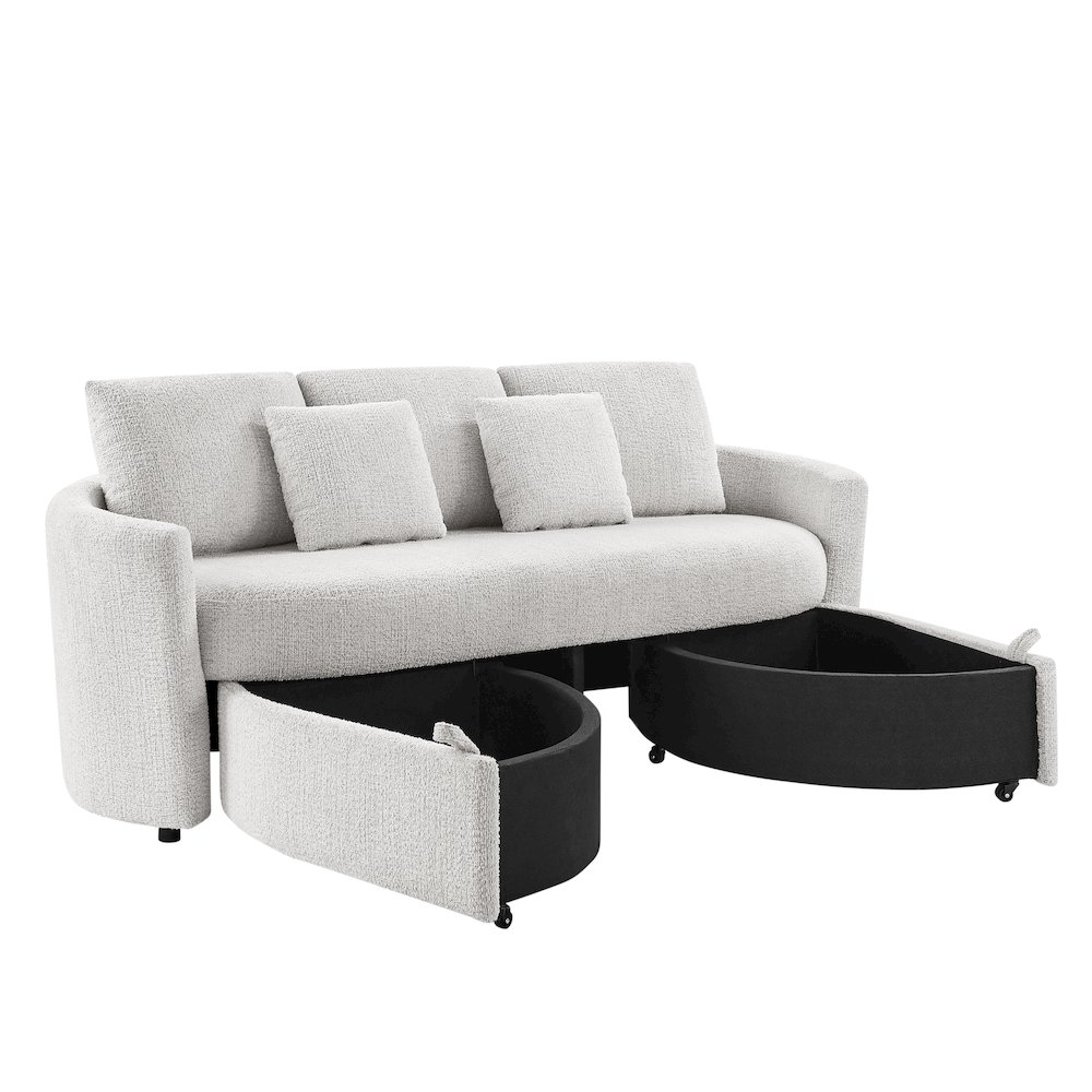 Beckett Storage Sofa Ivory. Picture 9