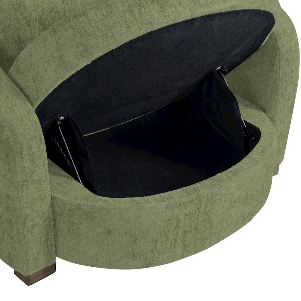 Manchester Accent Chair Large Olive. Picture 13