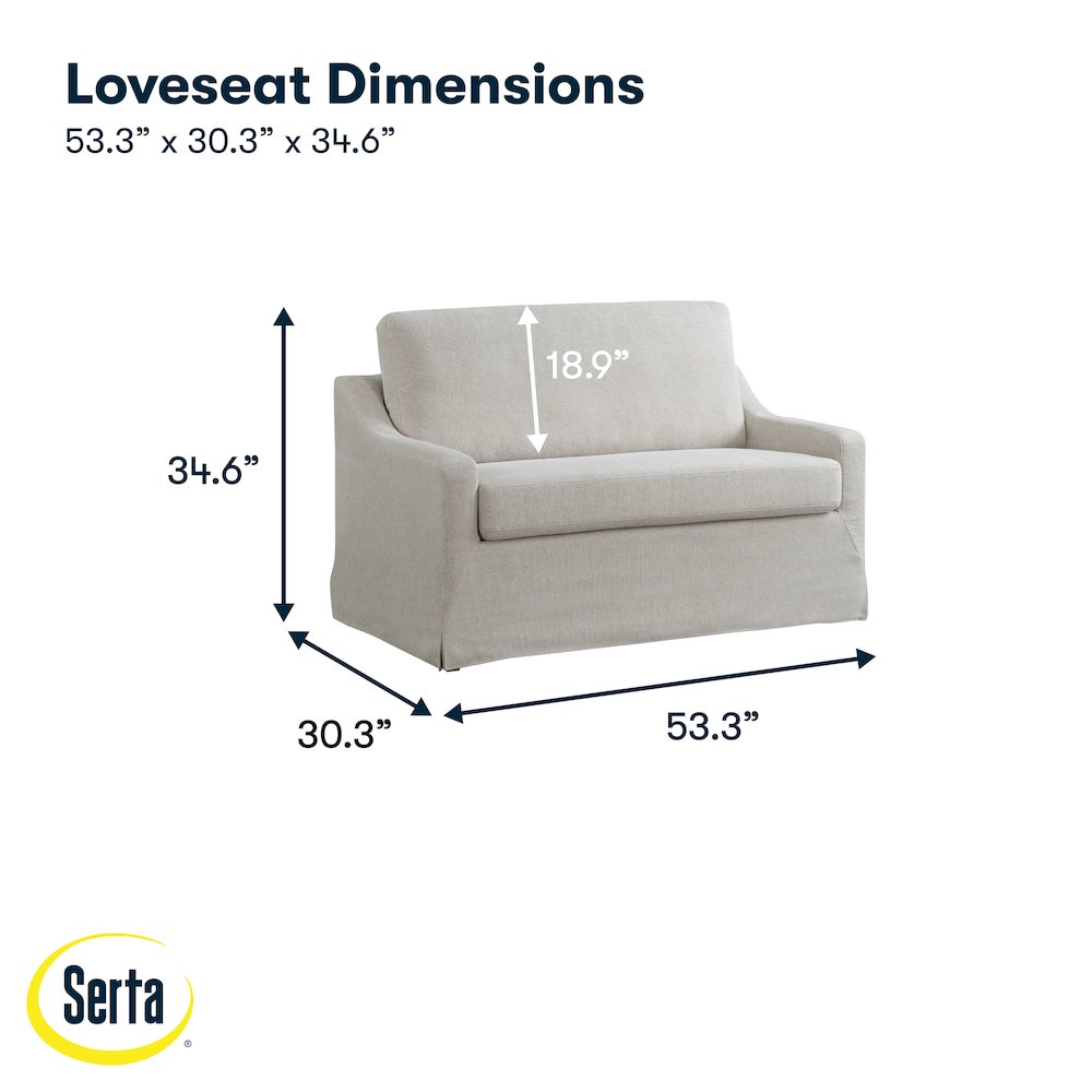 Harper Loveseat Sleeper Twin Oatmeal. Picture 19