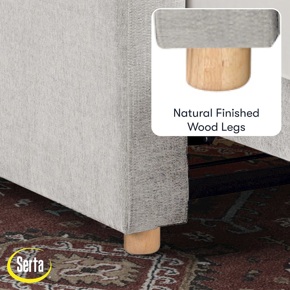 Glenmont Convertible Sofa Cream. Picture 20