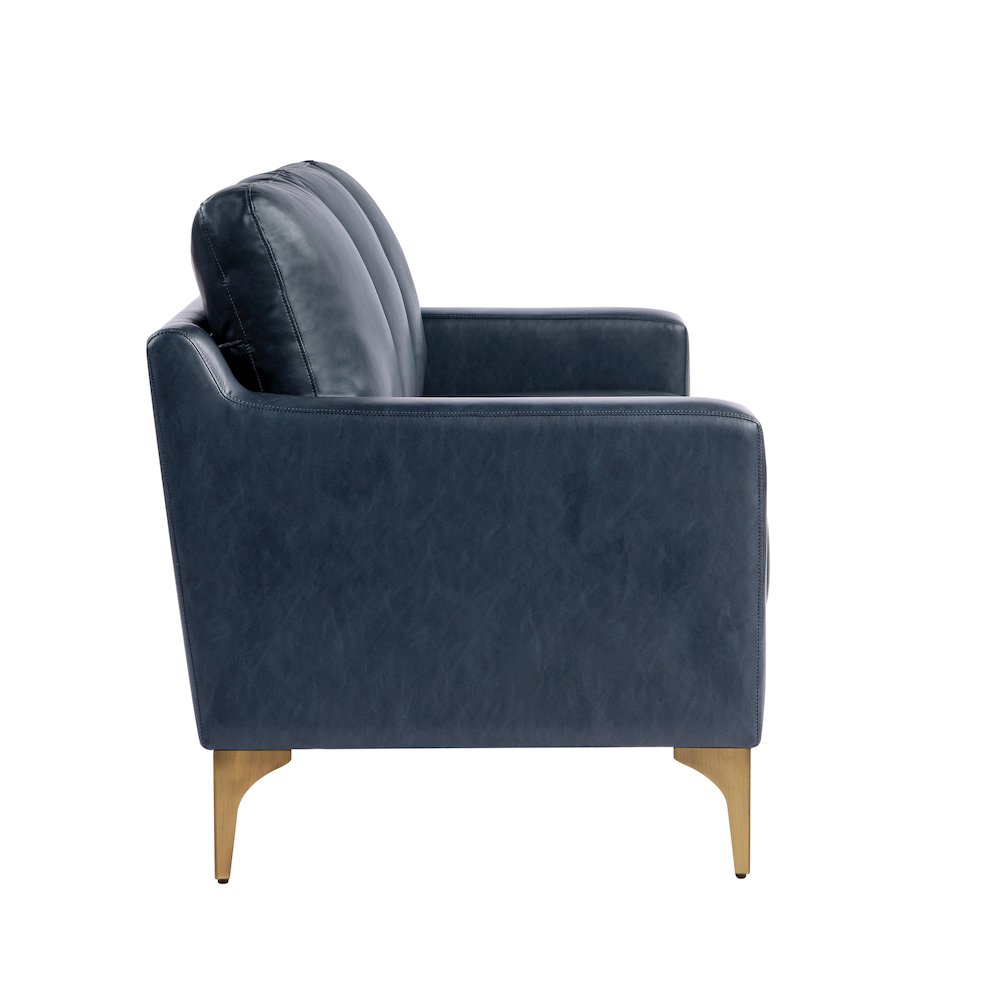 Fletcher Sofa Navy. Picture 3