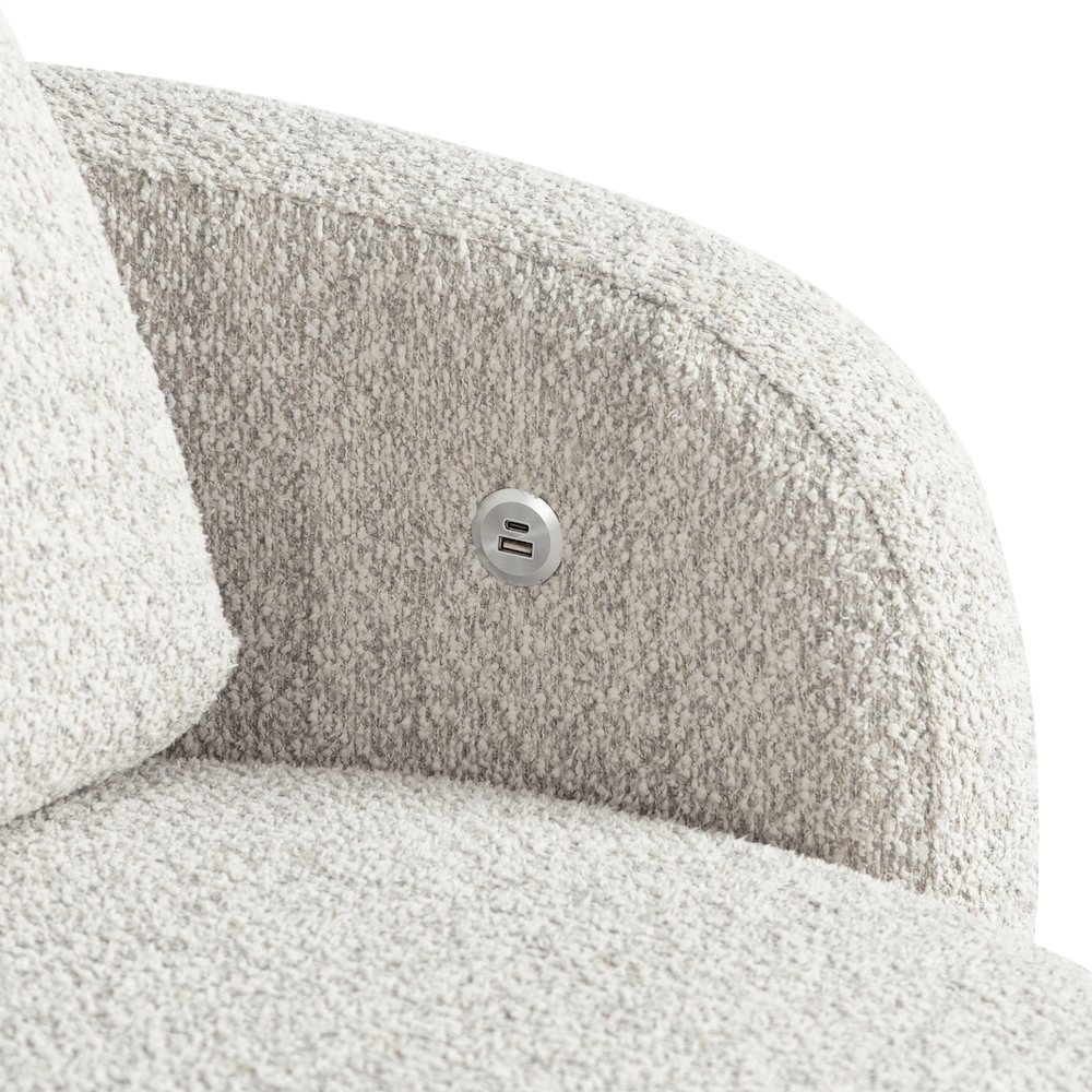 Manchester Accent Chair Large Ivory. Picture 12